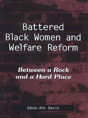 cover image of Battered Black Women and Welfare Reform